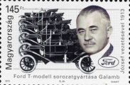 The Mass production of the model T Ford started 100 years ago under József Galamb