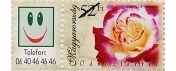 Üdvözlettel Bélyegem 1 (Rózsa) forgalmi promóciós bélyeg
